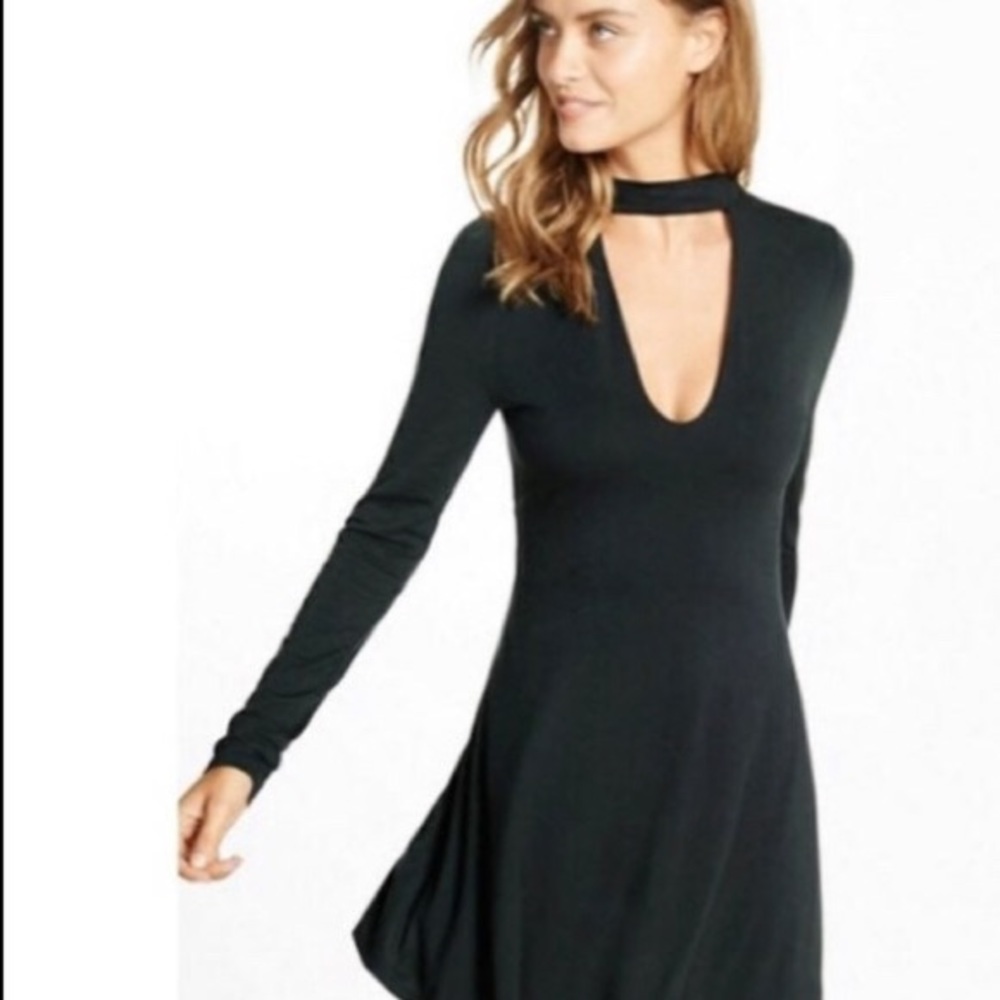 Express Cut Out Swing Dress